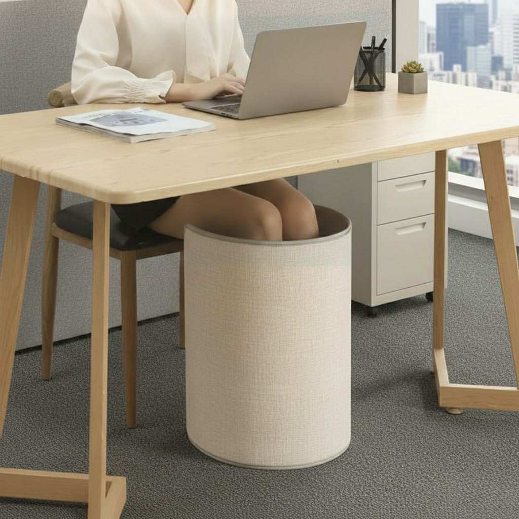 🔥 LAST DAY 50% OFF! 🔥 HeatMate Quiet Foot Heater – Portable Under Desk Space Heater