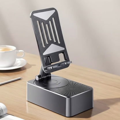 🔥Last Day 50% OFF🔥 HearNHold Bluetooth Speaker & Phone Holder Stand – Portable Wireless Audio Dock for Desk, Tablet, and Mobile