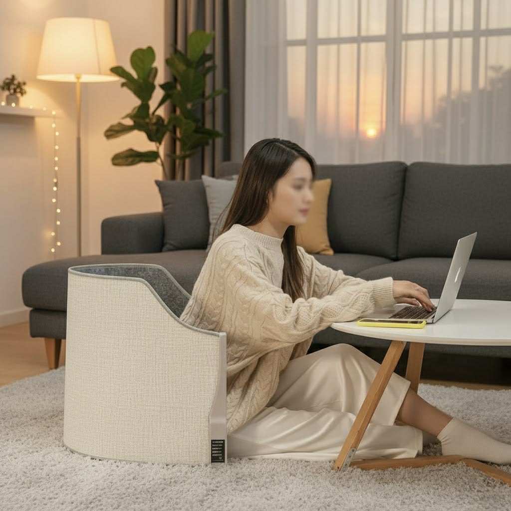 🔥 LAST DAY 50% OFF! 🔥 HeatMate Quiet Foot Heater – Portable Under Desk Space Heater