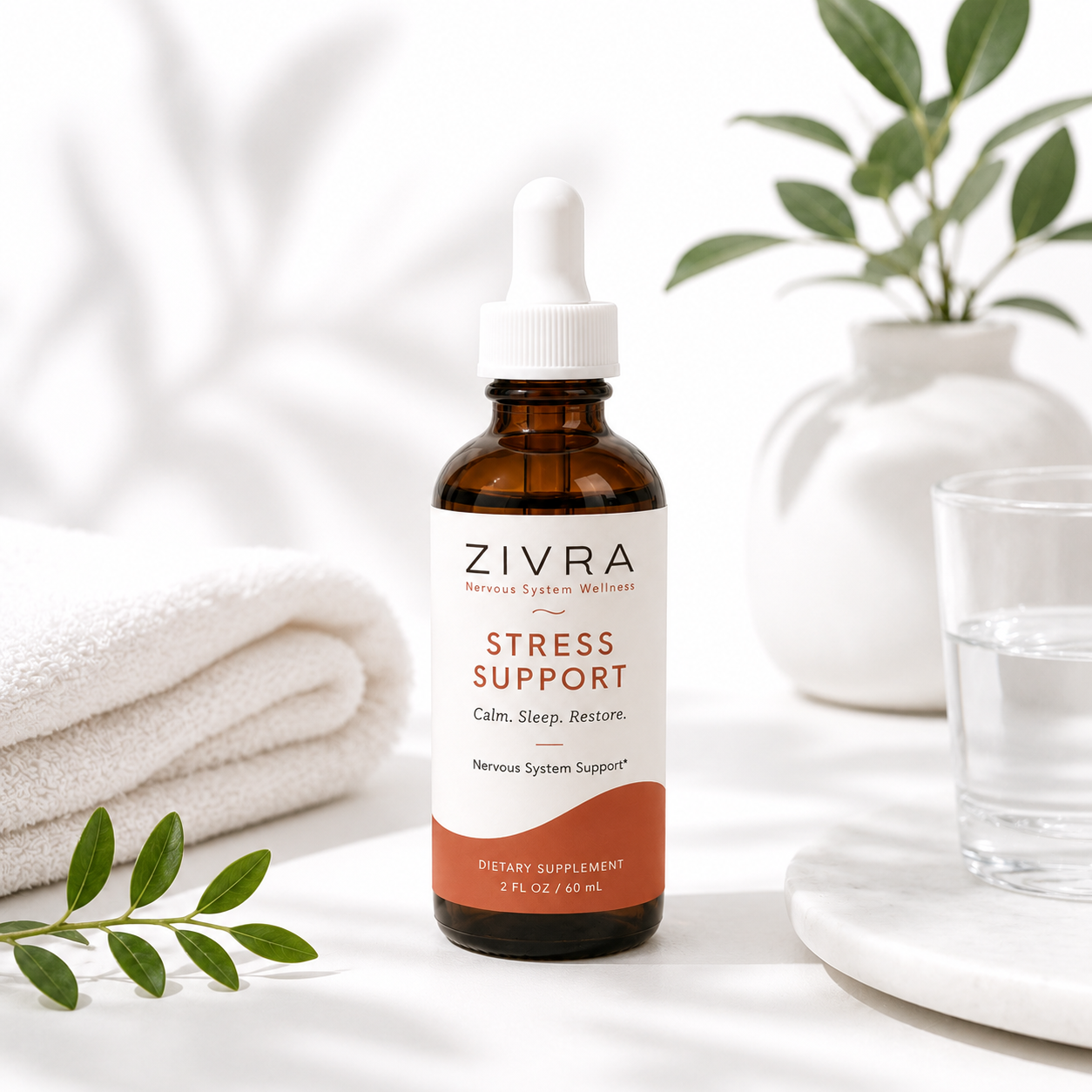Zivra Stress Support lifestyle