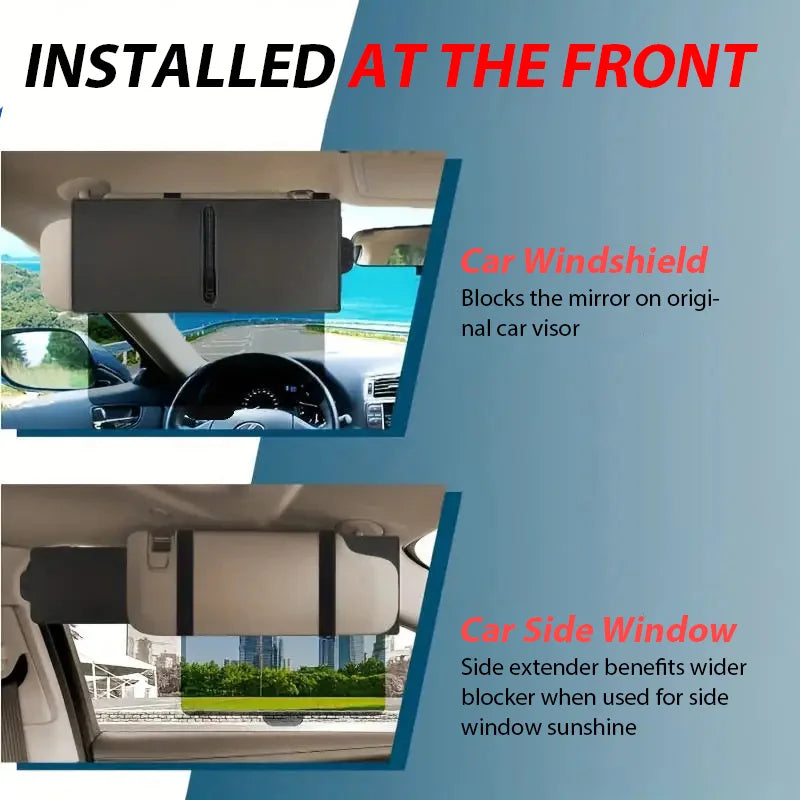 GlareGuard – Day & Night Anti-Glare Sun Visor